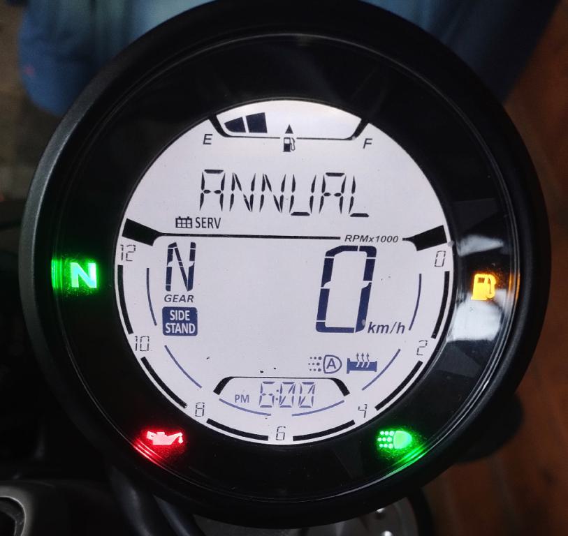 Service Reset an einer Ducati Scrambler Icon